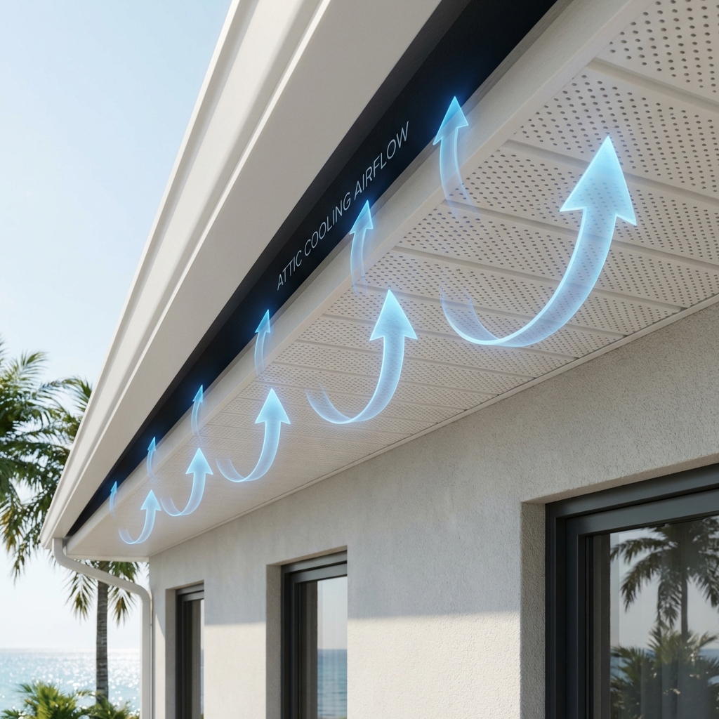 Proper soffit ventilation