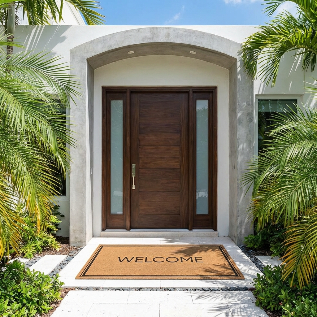 Modern entry door