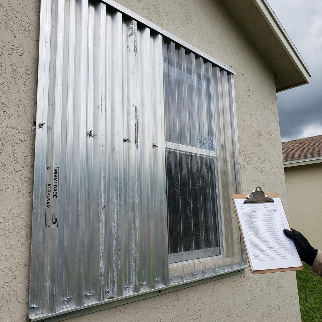Aluminum & Clear Storm Panels